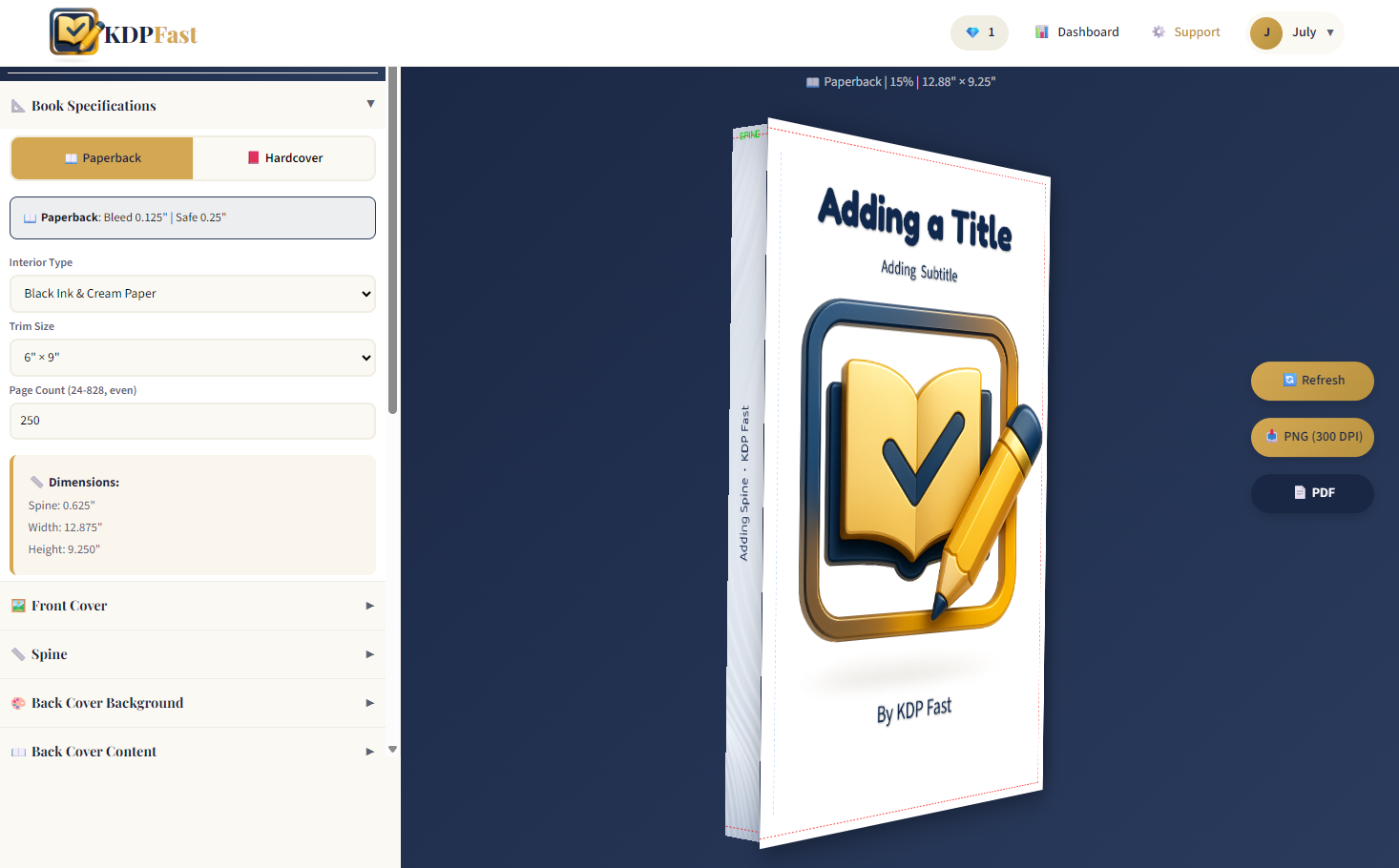 KDP Cover Creator: How to Design Print Ready Amazon Book Covers Without a Designer